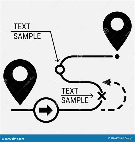 Product Roadmap Website Icon Roadmap Design Concept Line Art Style