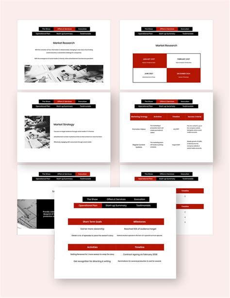 TV Show Pitch Deck Template in Google Slides, Keynotes, PowerPoint ...