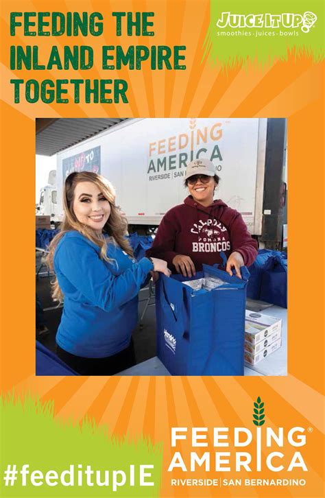 Juice It Up Joins Feeding America Riverside San Bernardino In The