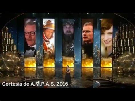 Discurso Ambientalista De Leonardo DiCaprio Premios Oscar 2016 YouTube