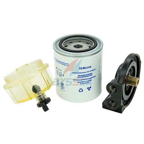 Boat Outboard Fuel Filter Kit Marine Fuel Water Separator Universal