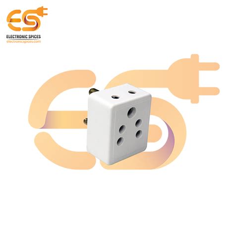 Buy 3 Pin Multi Plug Travel Adapter 6a Three Pin Ac Socket