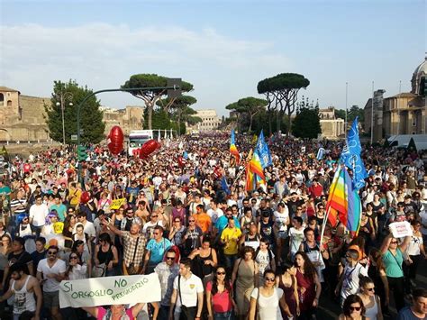 Calls For Same Sex Marriage At Pride In Rome Attitude