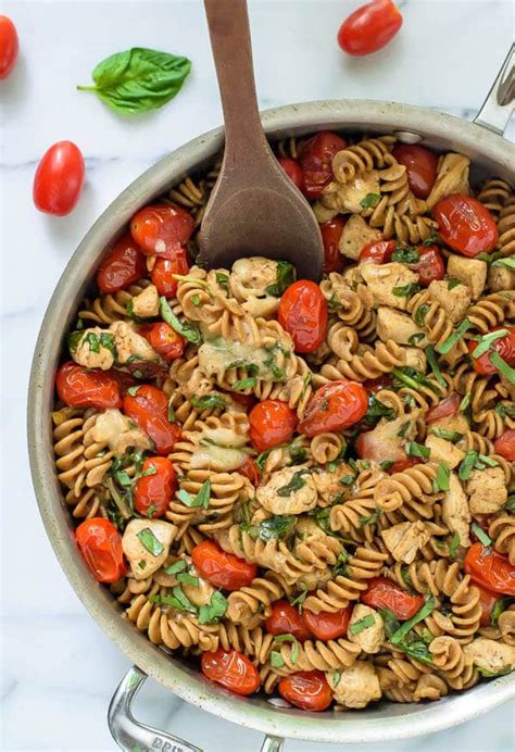 Caprese Chicken Pasta Ready In 30 Minutes