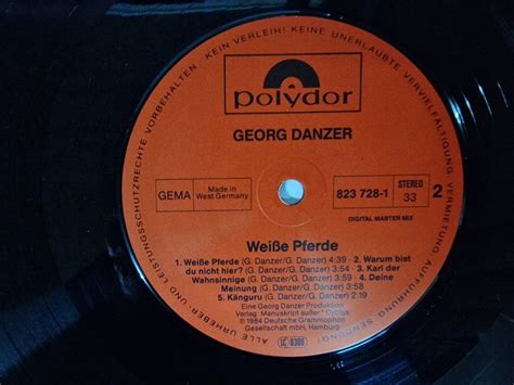 Georg Danzer LP Weiße Pferde Kaufen auf Ricardo