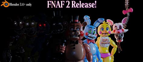 [blender Fnaf] Fnaf 2 Ufmp Retextures Release By Superlarrysbm On Deviantart