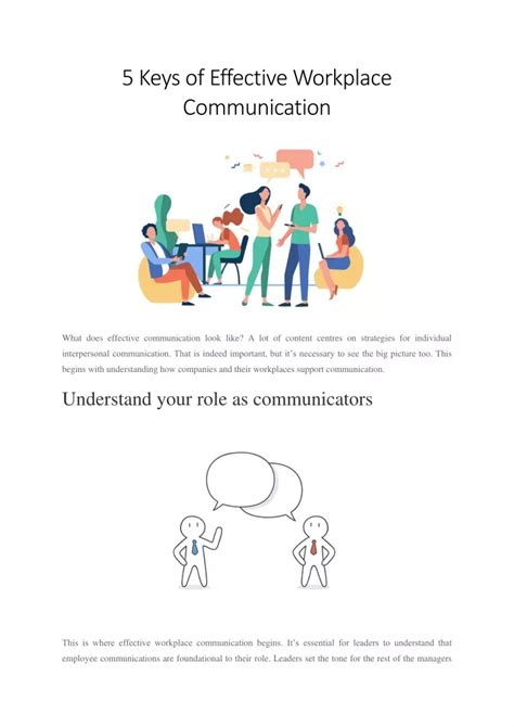 Ppt Keys Of Effective Workplace Communication Powerpoint