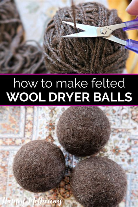 How To Make Wool Dryer Balls Happy Mothering