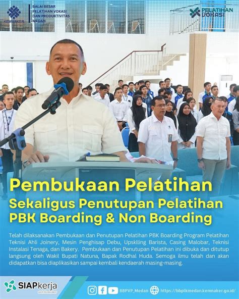 Pembukaan Pelatihan Sekaligus Penutupan Pelatihan Pbk Boarding Dan Non