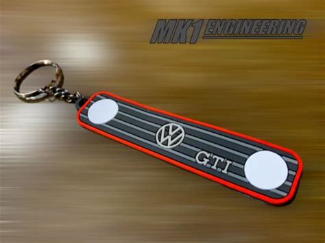 Vw Mk Mk Golf Rabbit Gti Keychain Key Fob Genuine Vw Accessory Ebay