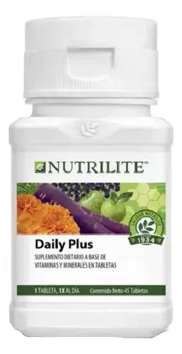 Nutrilite Daily Plus 45 Tabletas Vitaminas Y Minerales Sabor Sin Sabor Envío Gratis