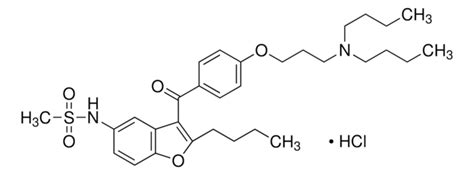 Dronedarone Hydrochloride N Butyl Dibutylaminopropoxy