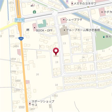 福岡県久留米市野伏間1－19－7 の地図 Mapfan