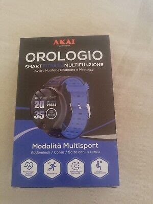 Orologio Smart Fitness Multifunzione Akai K Fit Connessione A