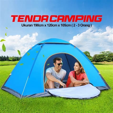 Jual Tenda Camping Kapasitas 3 4 Orang Indoor Tenda Gunung