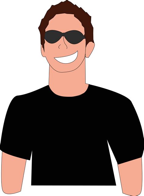 Man In Sunglasses Free Images At Vector Clip Art Online Royalty Free And Public Domain