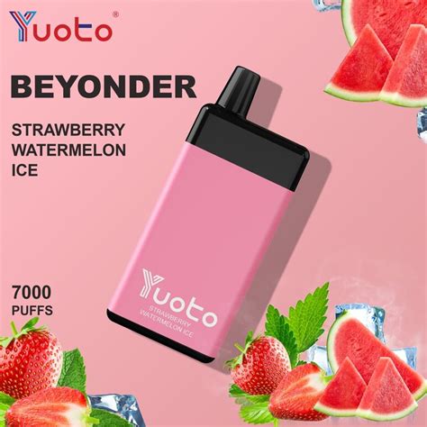 Buy Yuoto Beyonder Strawberry Watermelon Ice Puffs Disposable Vape