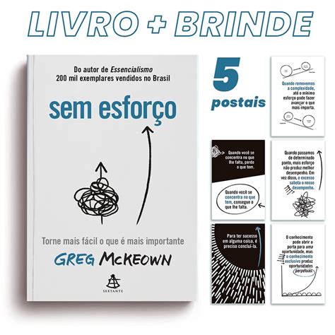 Livro Sem Esforço Torne Mais Fácil O Que É Mais Importante Postais