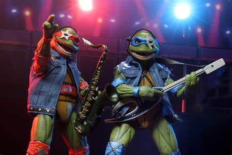 NECA: SDCC TMNT Musical Mutagen Tour 4 Pack and Accessory Pack Reveal