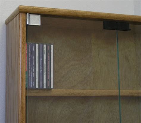 Dvd Cd Bookcase With Glass Doors 48 High