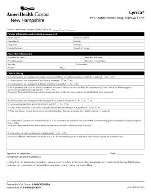 Fillable Online Prior Authorization Form Providers Amerihealth