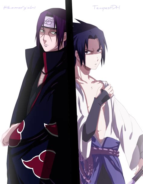 Itachi And Sasuke By Tempestdh On Deviantart