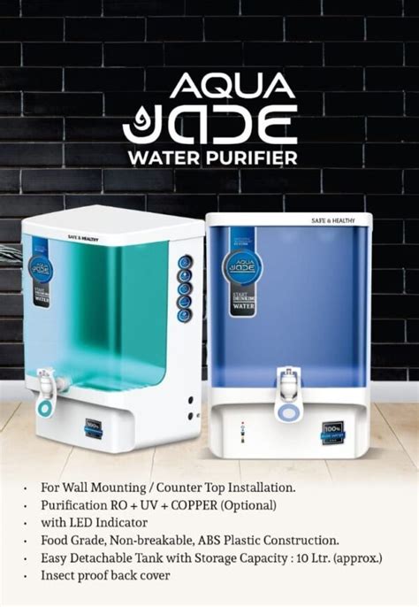 Aqua Jade RO Water Purifier For Home 12 Liters At Rs 13490 Piece In