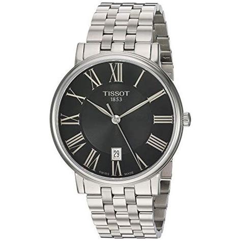 腕時計 ティソ メンズ T1224101105300 Tissot Unisex Adult Carson Stainless Steel Dress Watch Grey T1224 Pd