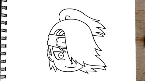 Como Dibujar A Deidara Chibi Paso A Paso Youtube