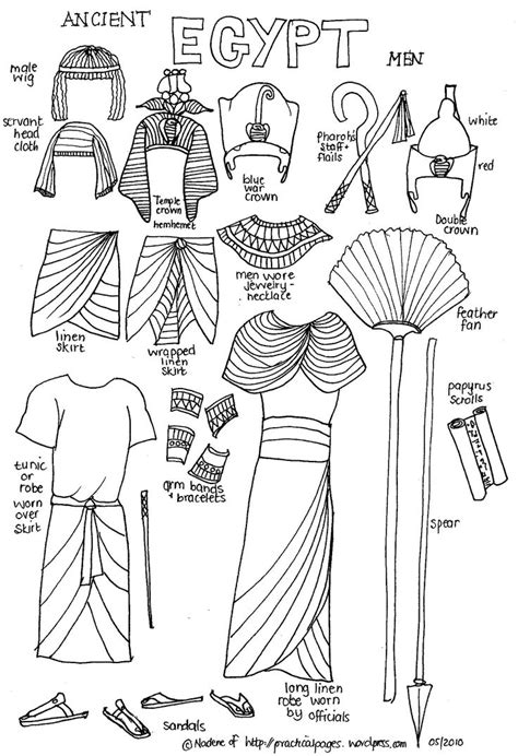 Ancient Egyptian Paper Dolls Craft Ideas Pinterest