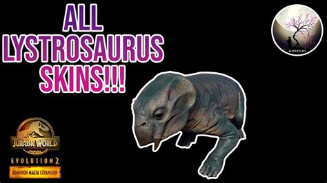 ALL LYSTROSAURUS SKINS SHOWCASE 4K Jurassic World Evolution 2