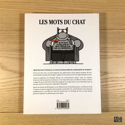 Les mots du Chat Broché Philippe Geluck Editions Casterman Pêle