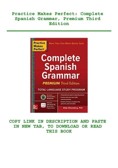 READ Practice Makes Perfect Complete Spanish Grammar Premium Third