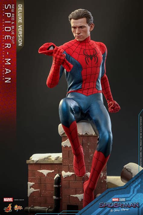 Figurine Hot Toys Spider Man New Red And Blue Suit Deluxe Version