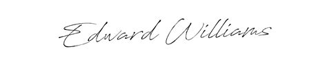 71 Edward Williams Name Signature Style Ideas Creative Esignature