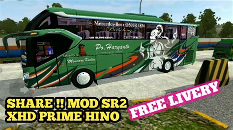 Share Mod Bussid Sr Xhd Prime Hino Rk Special Free Livery Po