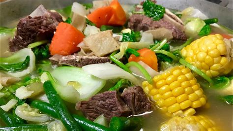 Nilagang Baka Buto Buto Filipino Beef Soup Youtube