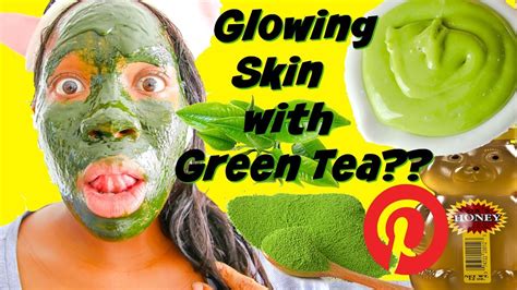 Glowing Green Tea Face Mask Diy Glowing Skincare Green Tea Face Mask Diy Youtube