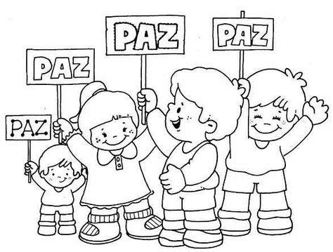 Colorear día de la Paz y día de la tolerancia 17 Dia de la paz Dia