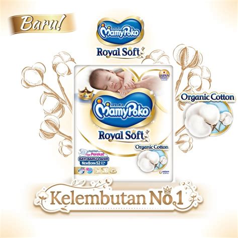 Jual MamyPoko Royal Soft Organic Cotton All Size NB XL Popok