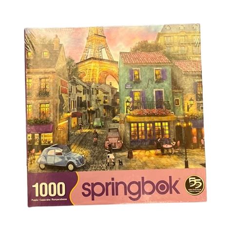 Springbok Games Springbok Eiffel Tower Magic Piece Jigsaw Puzzle