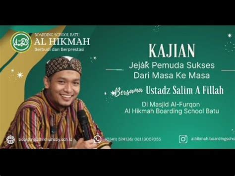 Kajian Bersama Ustadz Salim A Fillah Youtube