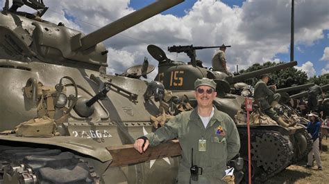 World War 2 tanks battle in reenactment at Volusia County fairgrounds