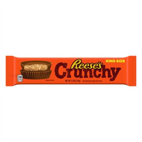 Reese's Peanut Butter Cups Crunchy - King Size, 2.8 oz - Fry’s Food Stores