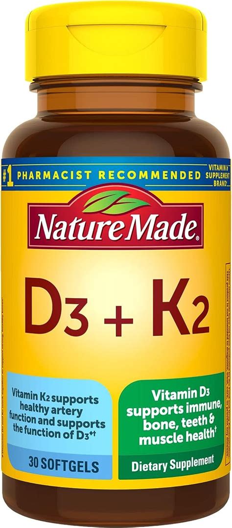 Nature Made Vitamin D3 K2 News And Prices At Priceplow