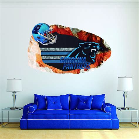 Carolina Panthers Wall Decor Decal-3D Design-Vinyl Home | Etsy