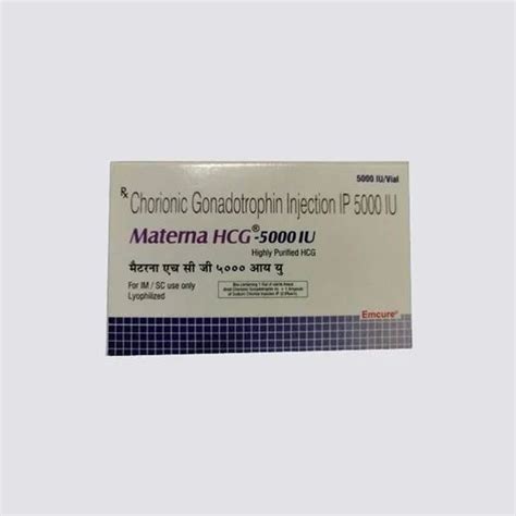 Materna Chorionic Gonadotropin Injection Packaging Size Iu At Rs