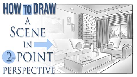 How To Draw A Sofa In Two Point Perspective Baci Living Room