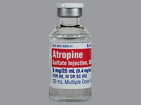 atropine injection : Uses, Side Effects, Interactions, Pictures, Warnings & Dosing - WebMD