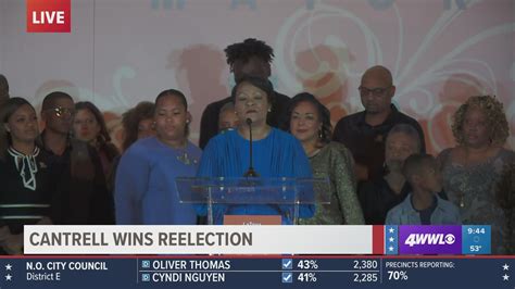 New Orleans Mayor Cantrell Wins Second Term